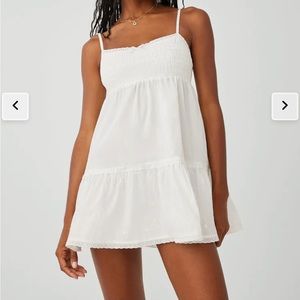 Frankies Bikinis Baby Embroidered Mini Dress